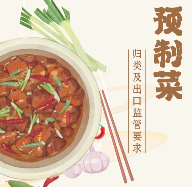【进出口食品安全】预制菜归类及出口监管要求