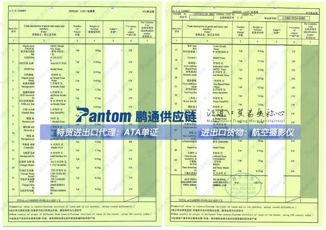 ATA货物进出口通关，就找我们的专业代理服务！