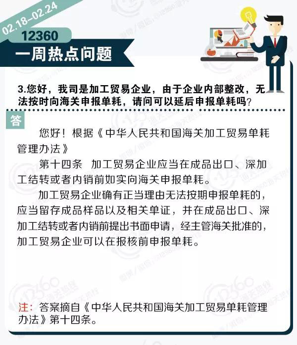 12360一周热点问题回顾